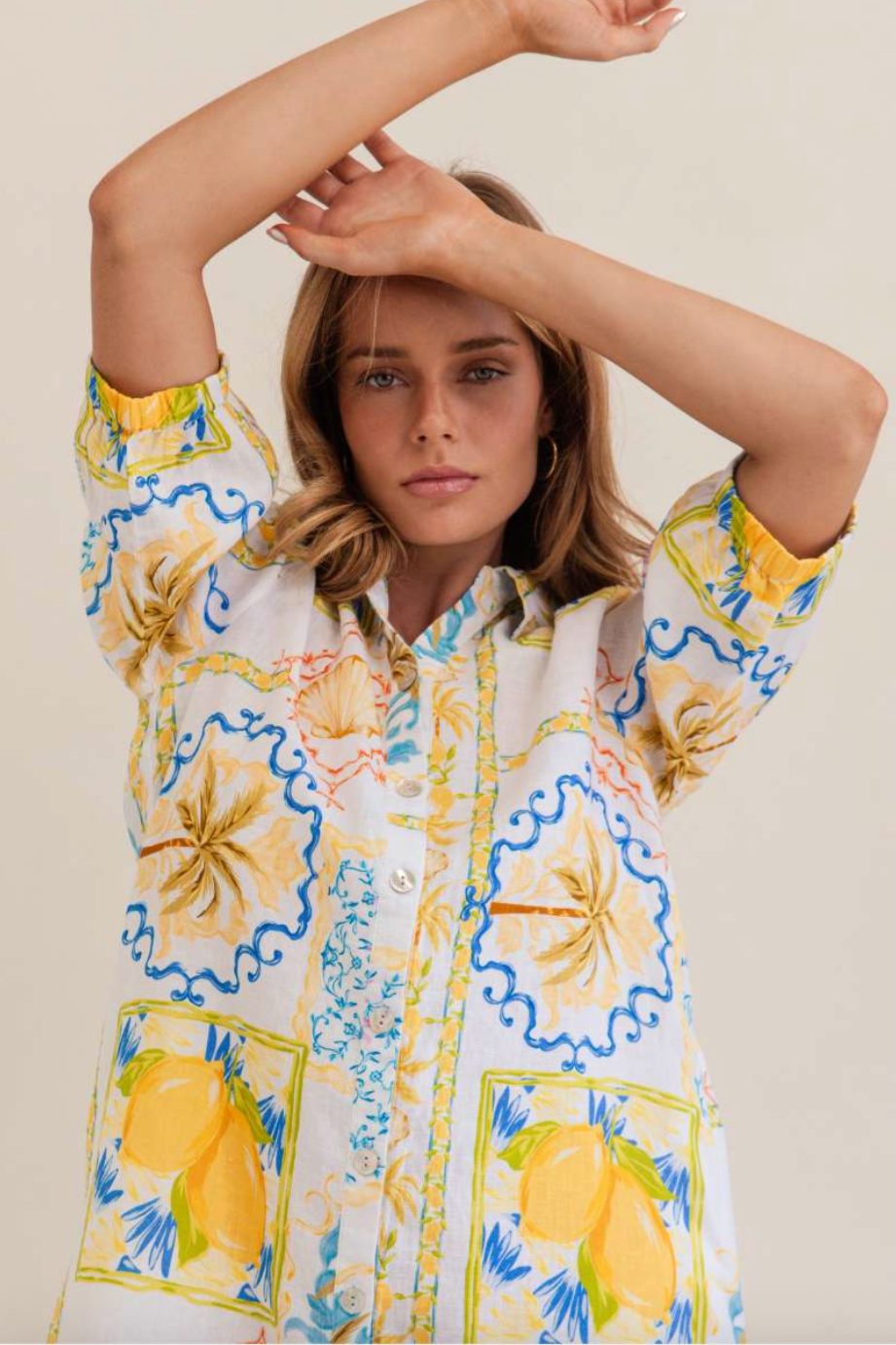 Shirtmaker Dress - Amalfi Dreams