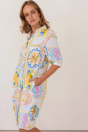 Shirtmaker Dress - Amalfi Dreams