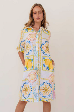 Shirtmaker Dress - Amalfi Dreams