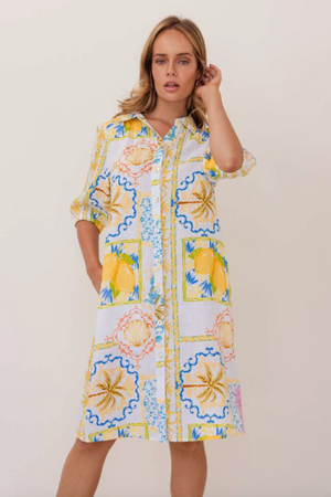 Shirtmaker Dress - Amalfi Dreams
