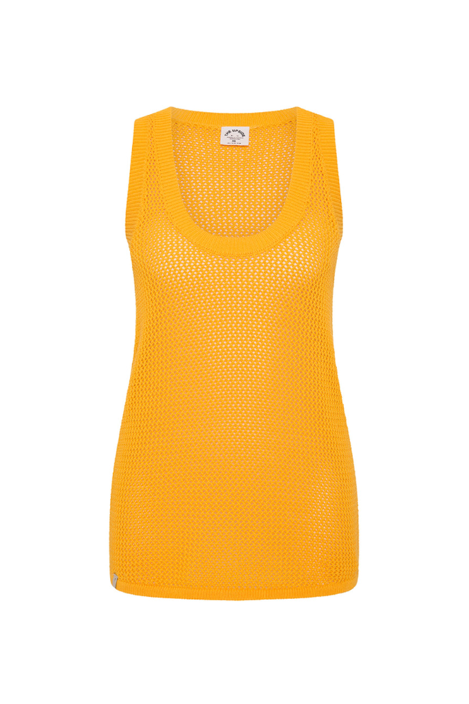 Fenway Wales Knit Tank - Mimosa