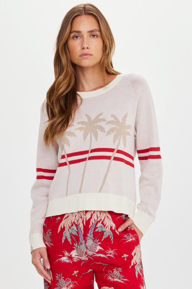 Palma Joni Knit Crew - Creme
