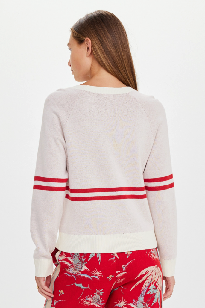 Palma Joni Knit Crew - Creme
