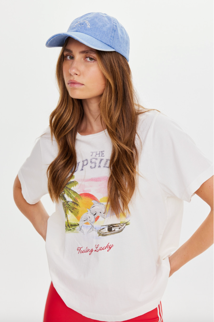 Washed Denim Soft Cap - Blue