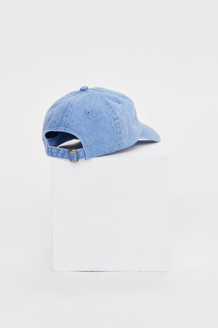 Washed Denim Soft Cap - Blue