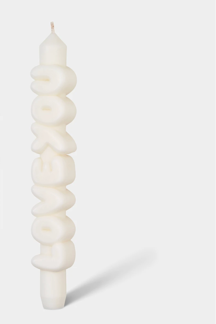 3D Taper Candle - 'Love You' - White, by Candlehand

A taper candle with a clear message ‘Love You’. Let the candle do the talking. This candle is made by hand from the shape right to the finish.

Due to the handmade nature of our products, there may be slight variations in colour and/or craftsmanship.