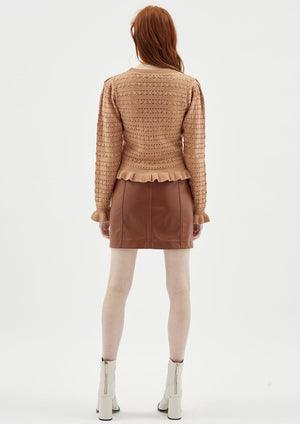 Hattie Mini Skirt - Rust