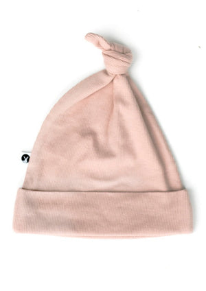 Top Knot Hat - Dusty Rose