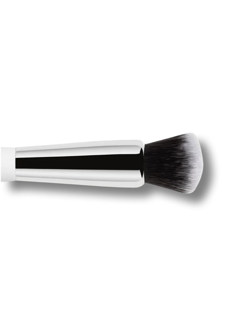 Aleph Buffer Brush﻿  The ultimate brush for seamless creme colour application, for cheek colour, contour and highlight.  Blend, buff and sculpt. The soft dense head delivers a perfectly blended skin finish.