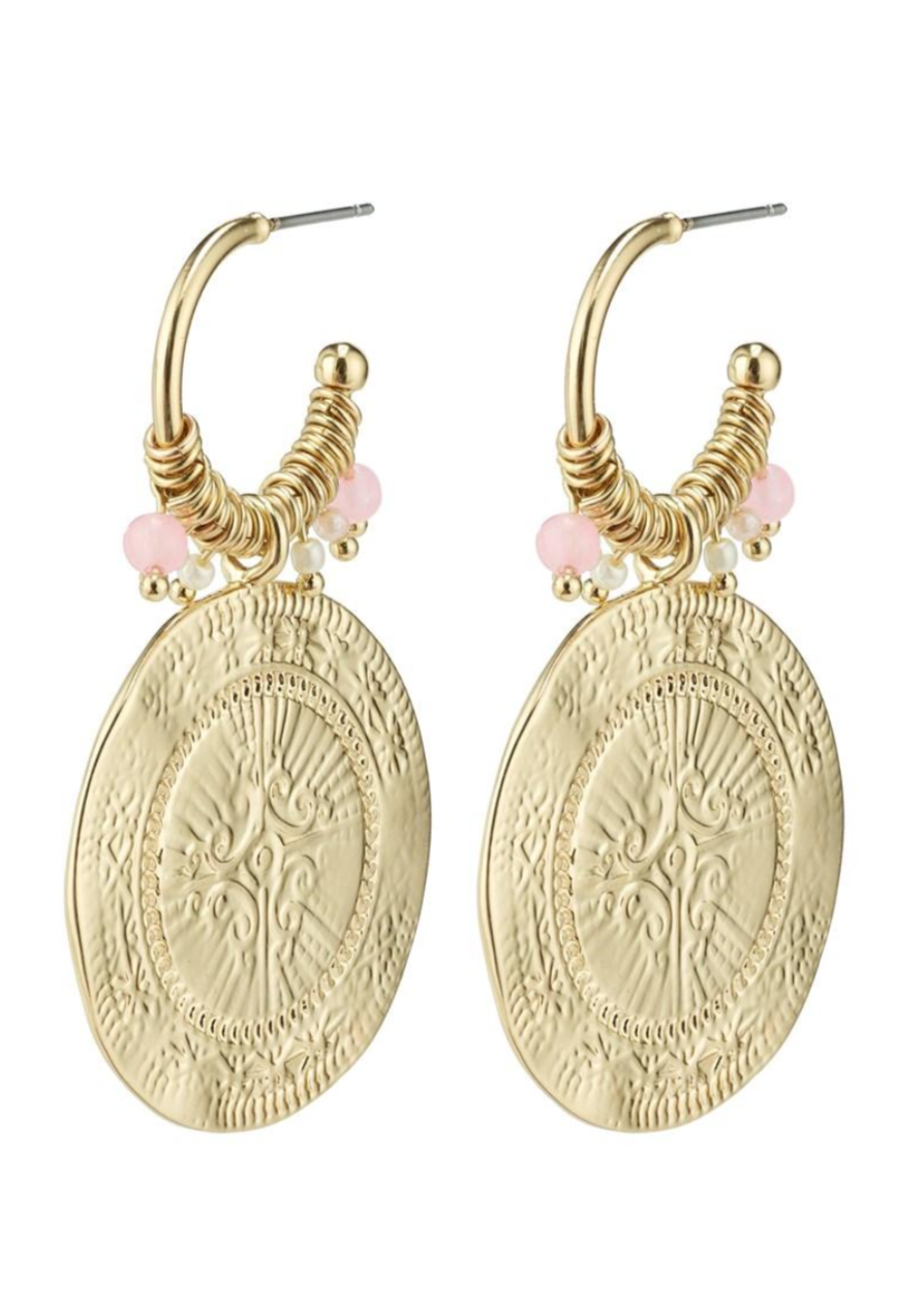 Nomad Earrings - Gold Plated Rose