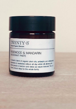 A highly effective, 100% natural deodorant paste that not only keeps you and the planet healthy – it actually works! A powerful blend of organic plant oils combine to work on a deep cellular level. Using antiseptic and antibacterial ingredients to neuturalise odours all day whilst still allowing the sweat glands to function and detox as nature intended.