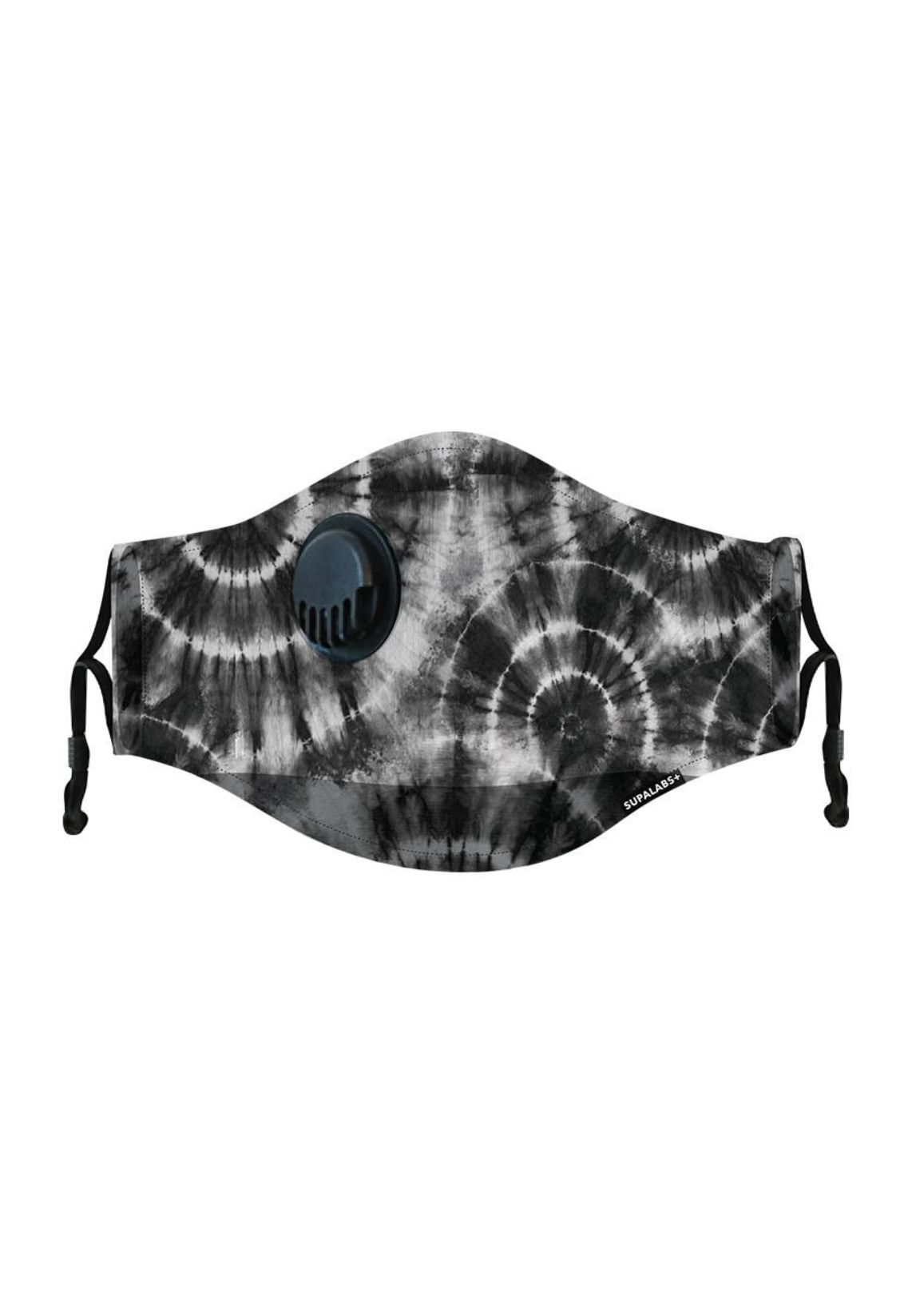 Supa Hero Reusable Face Mask - Black Tie Dye