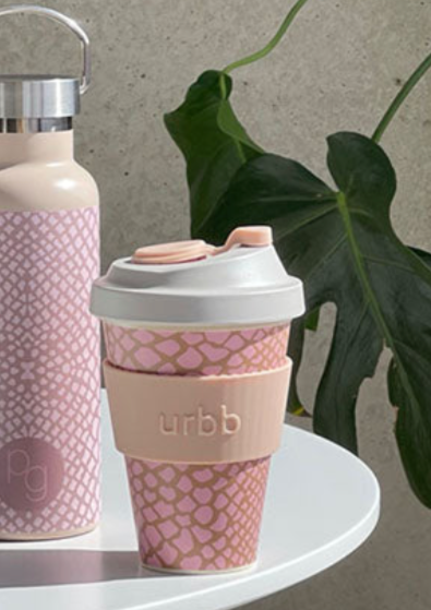 URBB - Biodegradable Bamboo Coffee Cups - Various Colours