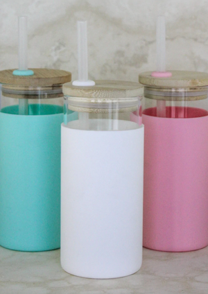 Eco Smoothie Tumbler with Silicone Sleeve - 3 colour options