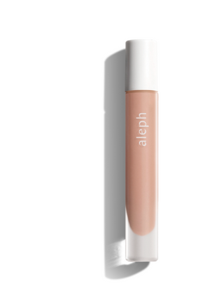 Lucid Lip Gloss, by Aleph  An ultra-nourishing clear glossy balm that delivers a shine while working to promote fuller lips over time. 100% microplastic-free and silicone-free formulation. Wear on its own or gloss up your favourite Cheek/Lip Tint.